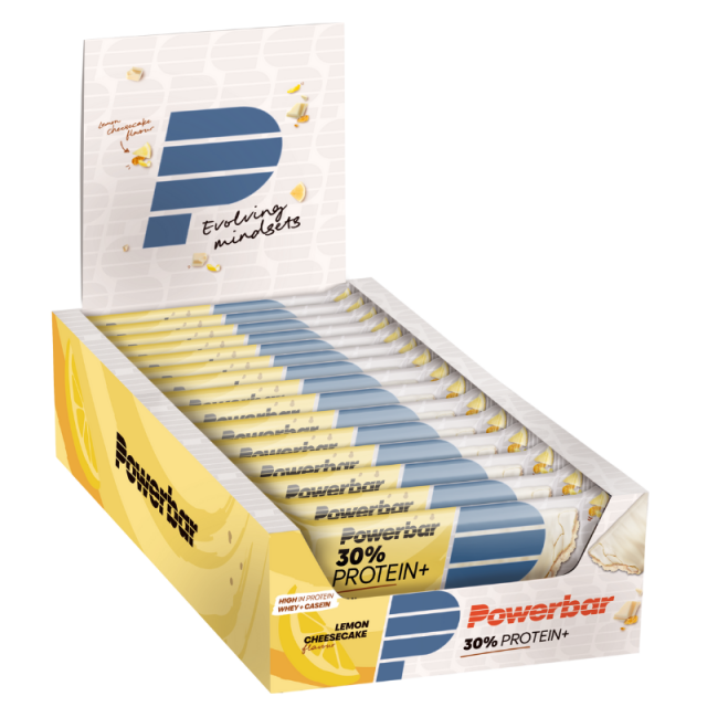 Powerbar 30% Protein+ Bar Lemon Cheesecake 55 gram (15 stuks)