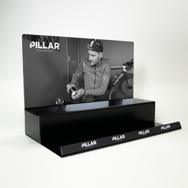 PILLAR Display metaal Cycling plaat POS