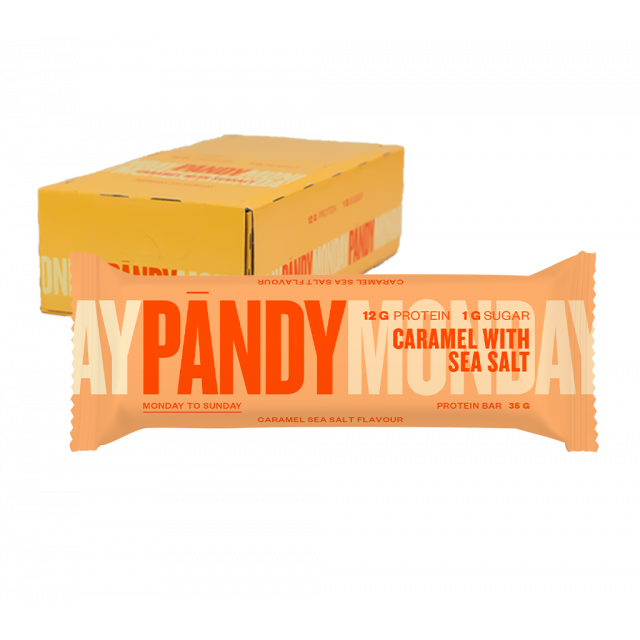 Doos Pandy Protein Bar Caramel with Sea Salt