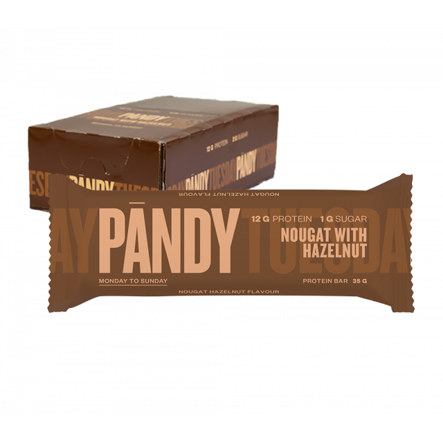 Doos Pandy Protein Bar Nougat with Hazelnut