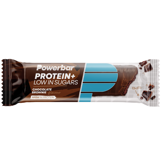 Powerbar Protein+ Low Sugar Bar Chocolate Brownie 35g reep