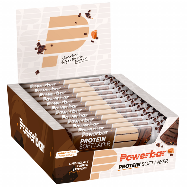 Powerbar Protein soft layer chocolate brownie doos