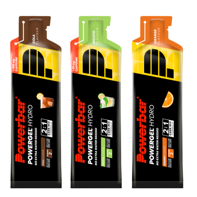 PowerBar PowerGel Hydro Mixed (met cafeïne)