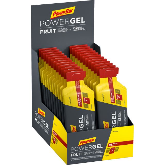 Doos PowerBar PowerGel Original Red Fruit