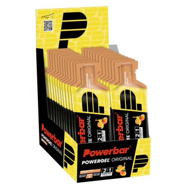 Powerbar PowerGel Original Tropical Fruit doos