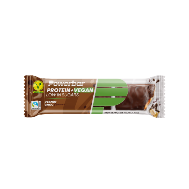 Powerbar Protein+ Vegan Peanut Chocolate 42g (12 stuks)